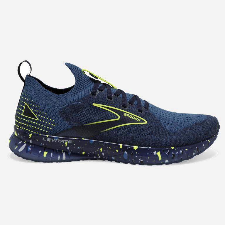 Brooks Levitate Stealthfit 5 Israel - Men's Energy Return Road Running Shoes - Dark Blue/Navy/Nightl